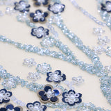 S23-266 Pearl embroidered fabric