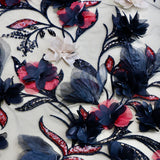 s24-133 3D floral fabric