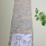 S23-284 Pearl embroidered fabric