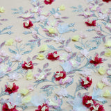 s24-133 3D floral fabric