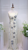 S23-385 bead embroidery  lace fabric high quality net lace fabric for wedding bridal  evening dress