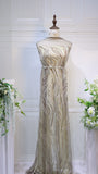 S23-404  bead embroidery  lace fabric high quality net lace fabric for wedding bridal  evening dress