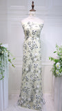 S24-021  bead embroidery  lace fabric high quality net lace fabric for wedding bridal  evening dress