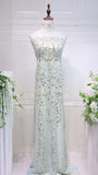 S24-136  bead embroidery  lace fabric high quality net lace fabric for wedding bridal  evening dress