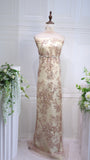 S24-059  bead embroidery  lace fabric high quality net lace fabric for wedding bridal  evening dress